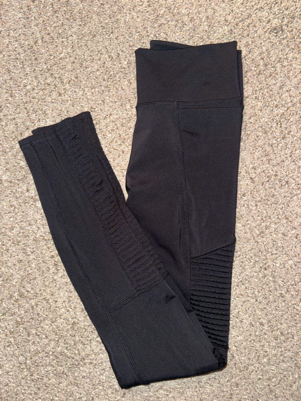 Black Fabletics Textured High-Waist Leggings